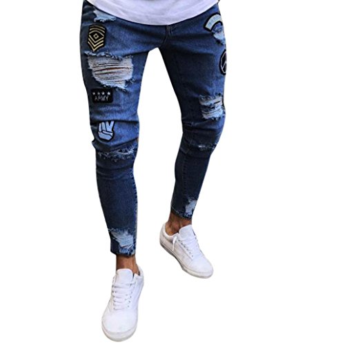 Herren Jeans Risse Locher Denim Hose Herren Jeans Replay M909r 118 466 010 Jennon Omnia Ae